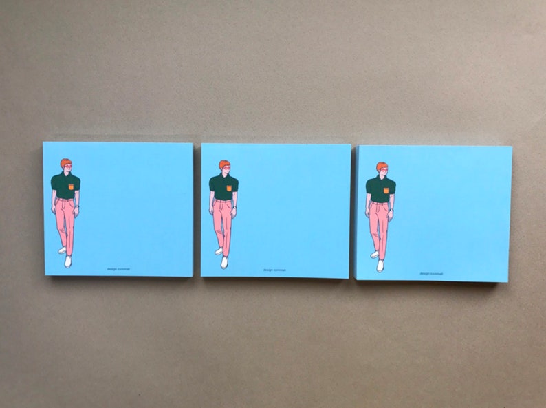 BOY MEMO Colorful Memo Memopad Notepad Christmas Gift Etsy