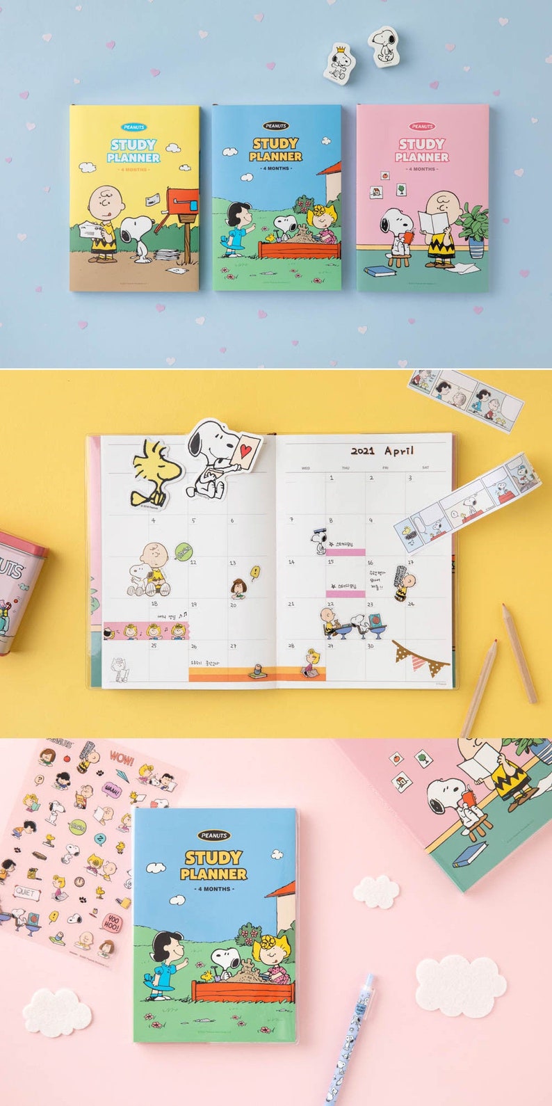 SNOOPY PLANNER Yearly Planner Study Planner Christmas Etsy UK