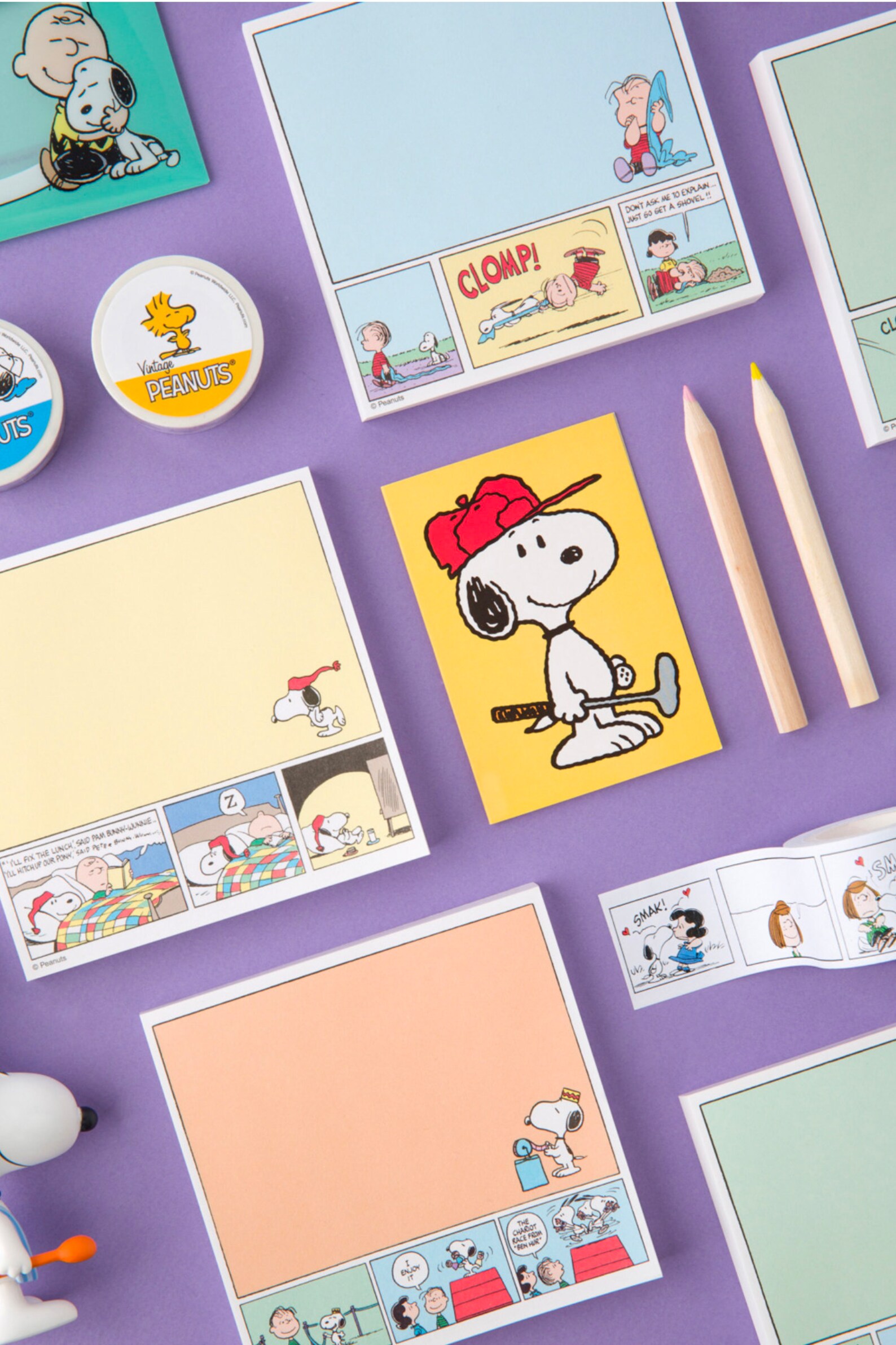 SNOOPY MEMO PAD Colorful Memo Memopad Notepad Etsy