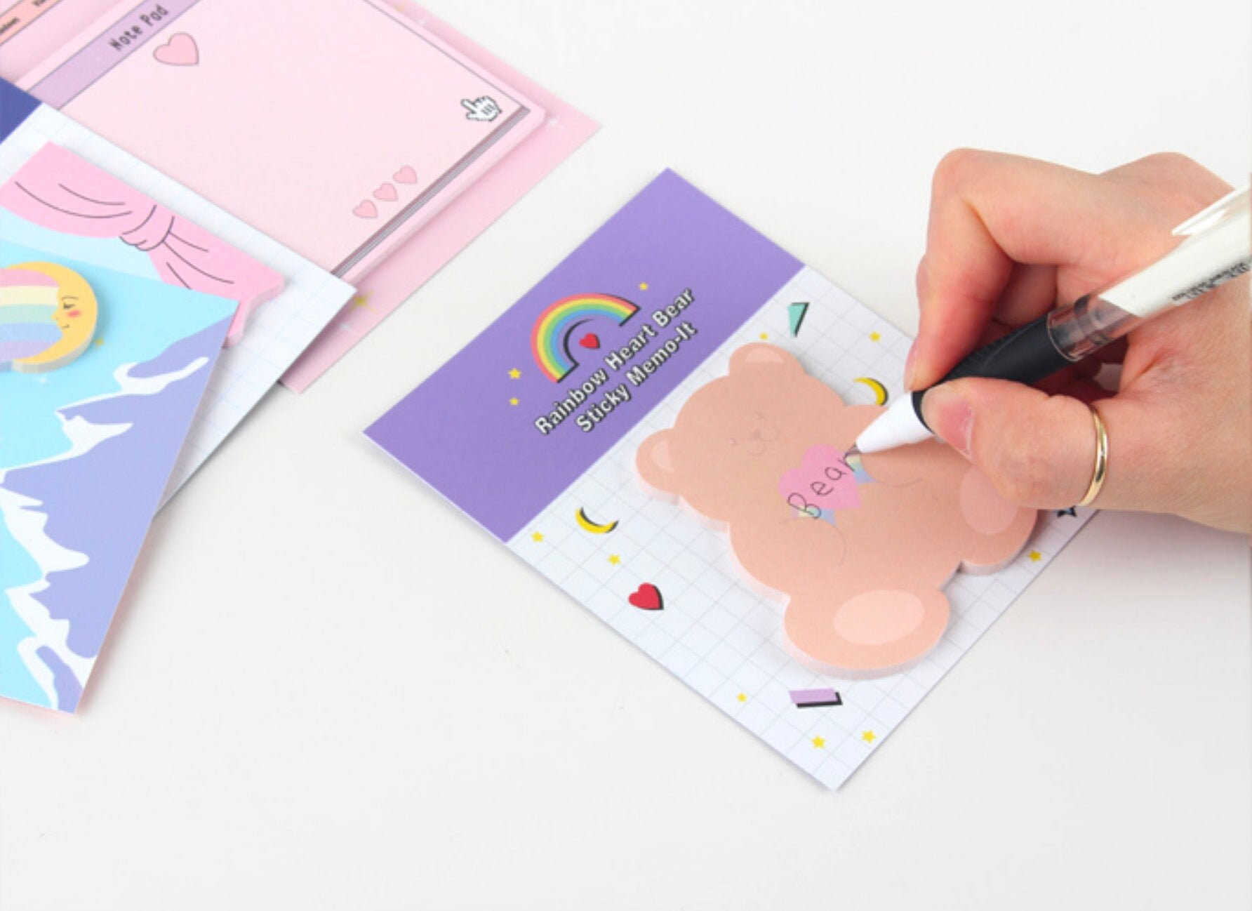 STICKY MEMO Colorful Memo Memopad Notepad Christmas Etsy