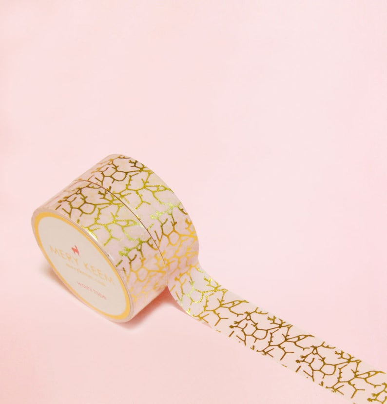 PINK MARBLE WASHI Tape Masking Tape Korean Washi Tape Etsy