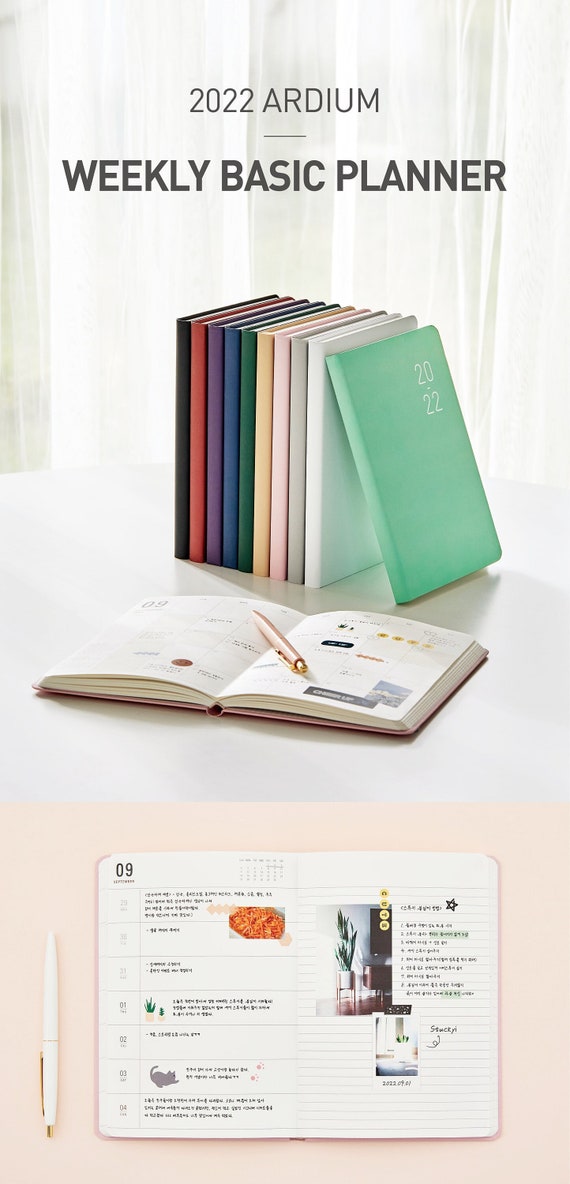 Best Sellers For Christmas 2022 2022 Weekly Planner 10 Colors Monthly Planner Best Seller | Etsy Australia