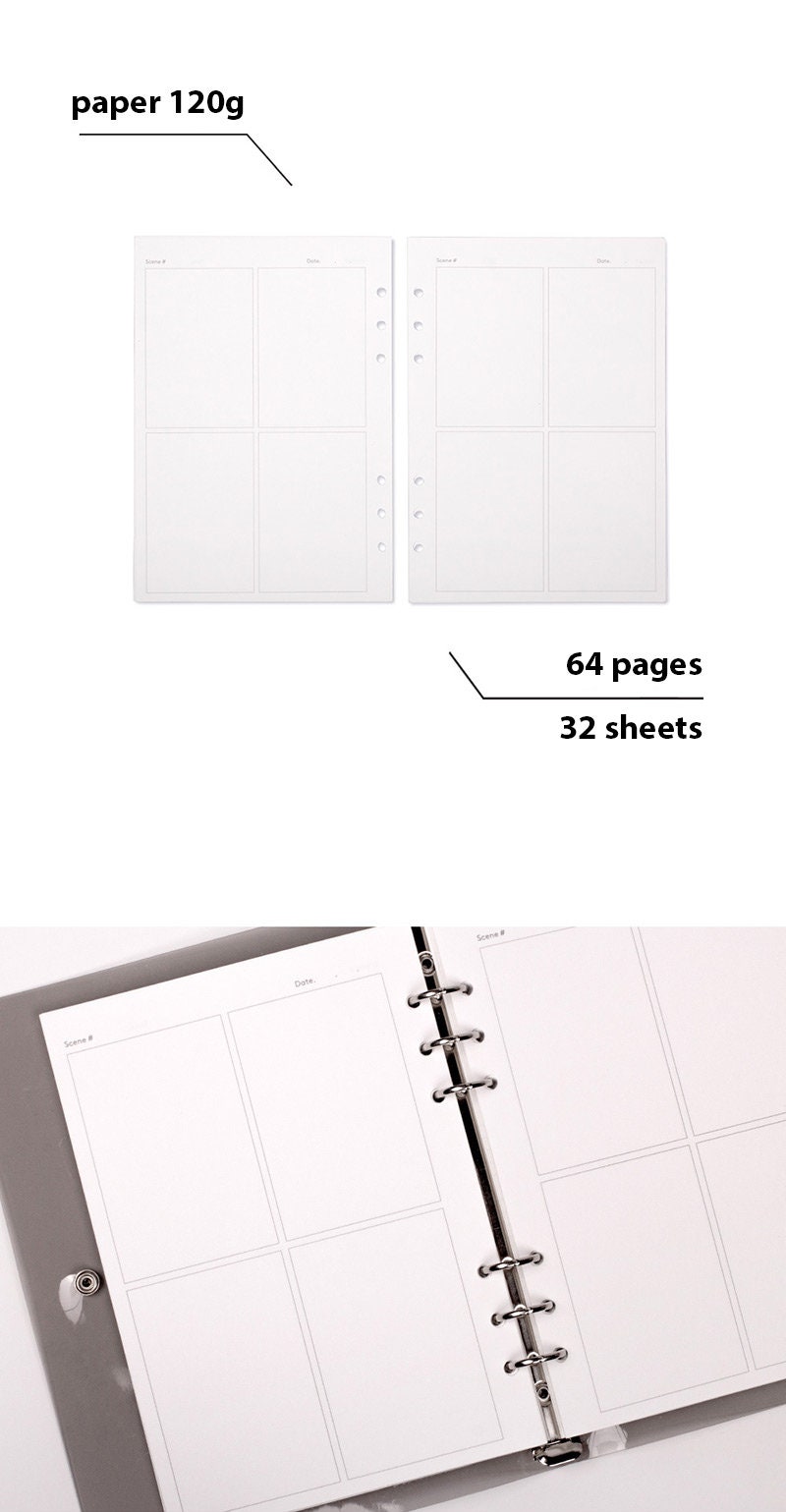 A5 PLANNER REFILL Printed Planner Inserts Plain Plan Etsy