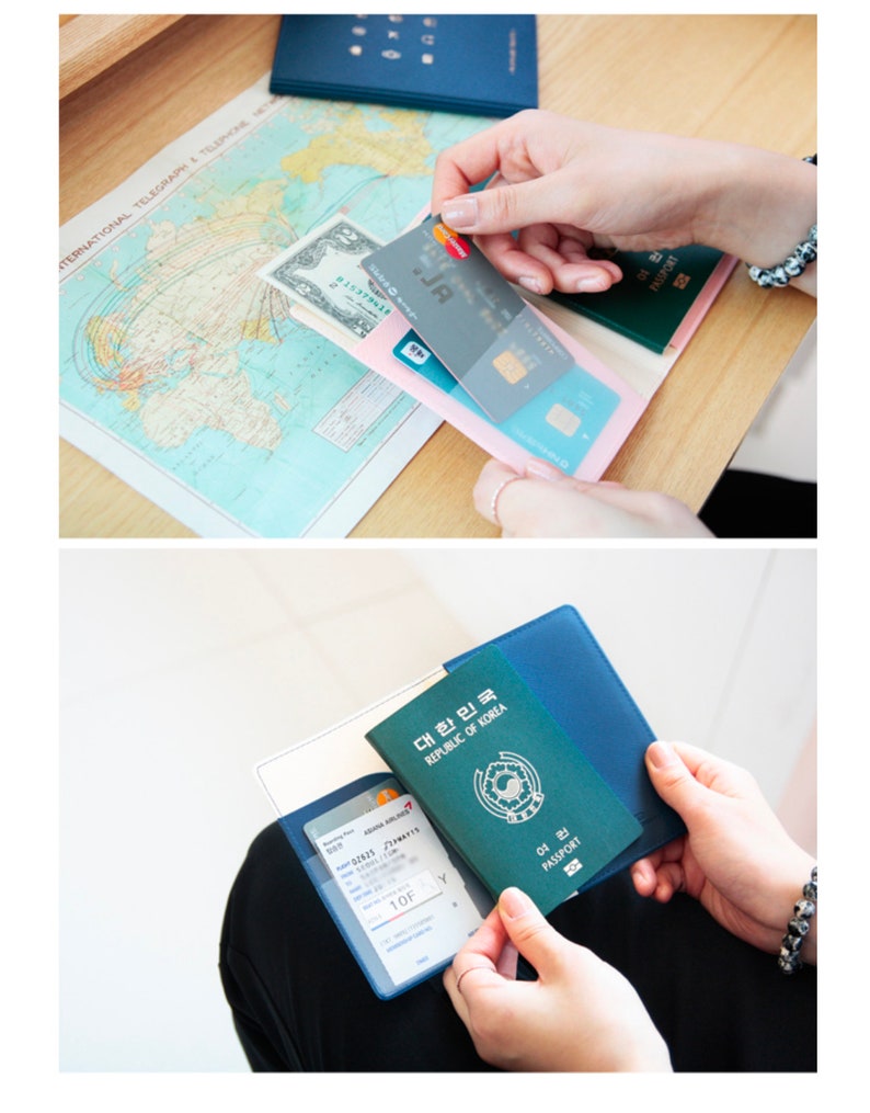 PASSPORT CASE Anti Skimming Travel Accessories Black Etsy