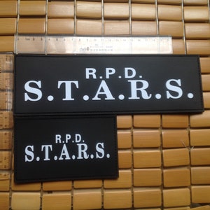 resident evil r.p.d s.t.a.r.s. airsoft tactische 3d rubber pvc klittenband patch