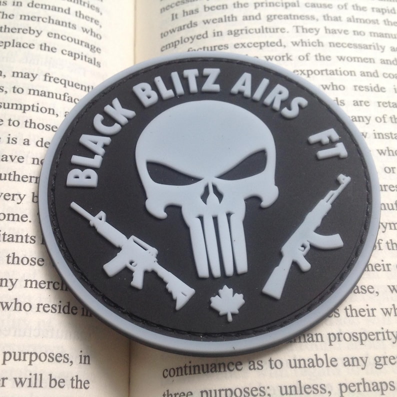 skull 3d tactical army pvc rubber patch image 18