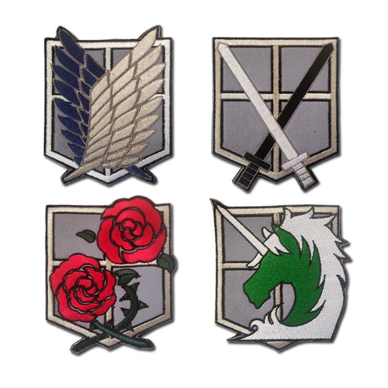 Anime Wings of Freedom Embroidered Patch - Survey Corps Style Fabric ...