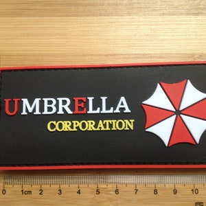 resident evil umbrella corporation 3d tactische airsoft pvc badge patch V2