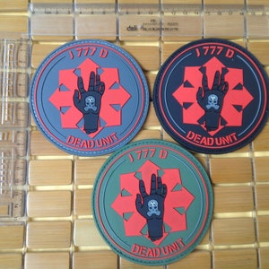zombie hunter outbreak response team dead unit j777d tactical pvc patch