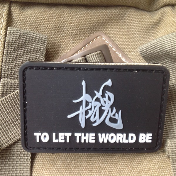 "to let the world be" 3D Bundeswehr Bundeswehr Patch."