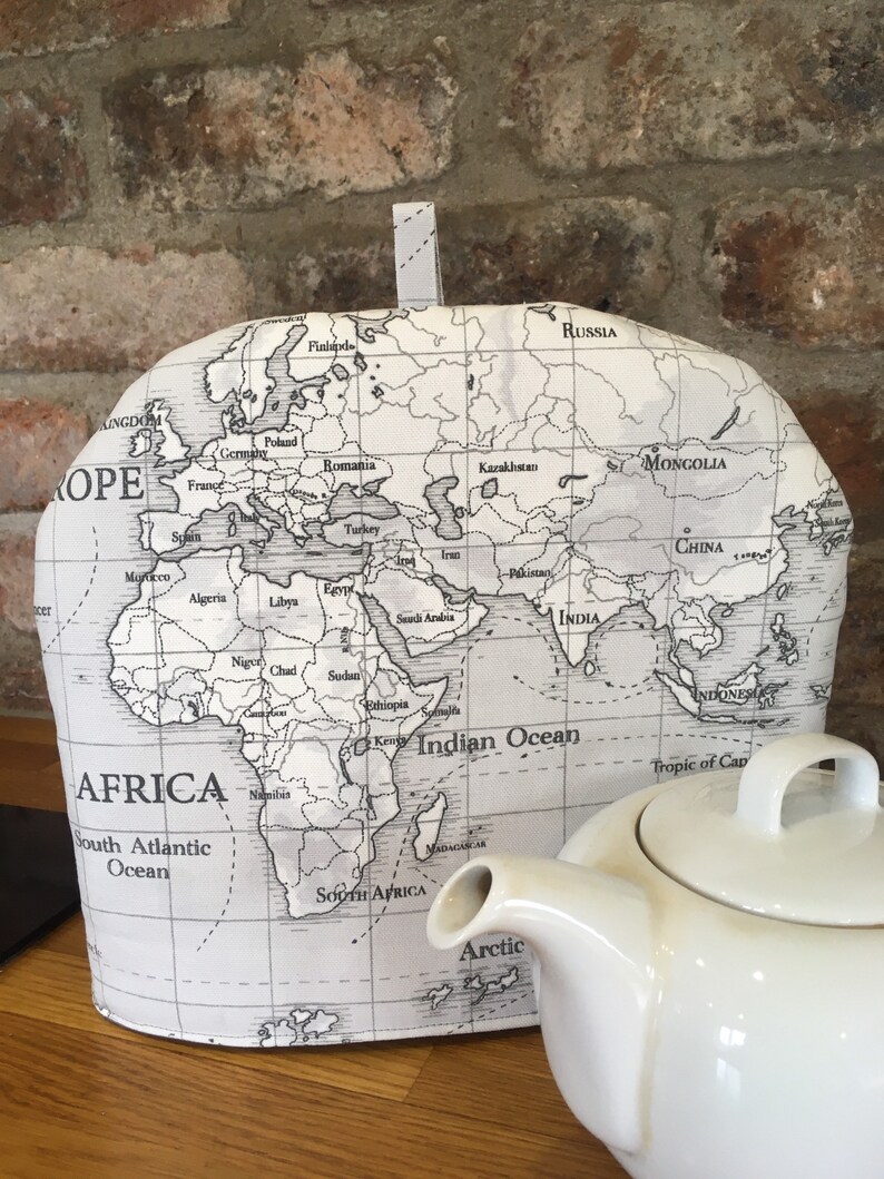 Tea Cosy Maps Tea Cosy Map of the World Tea Cosy Handmade Etsy Australia