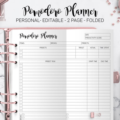 Personal Size Planner Essentials Etsy