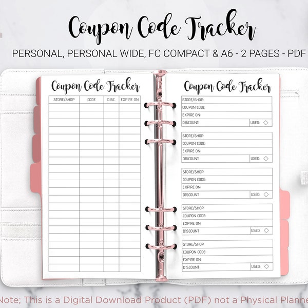 Coupon Organizer Etsy