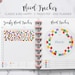 Mood Tracker Monthly Yearly Mood Chart Bullet Journal Mood Planner Mambi Classic HP Big Happy Planner PDF Printable Inserts 