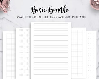 notebook printable etsy