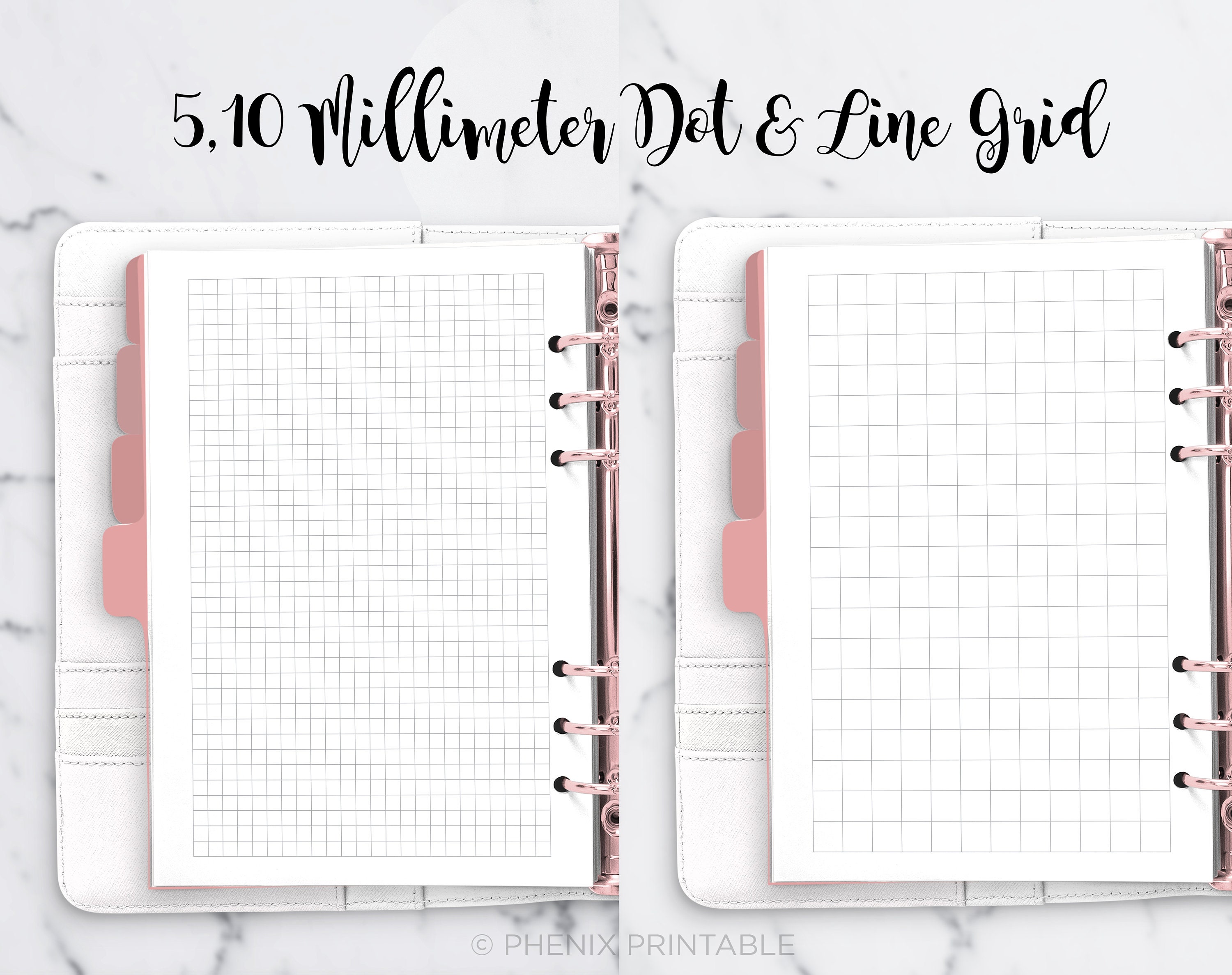 Dot Grid/Lined Standard Wide Inserts – Layle By Mail