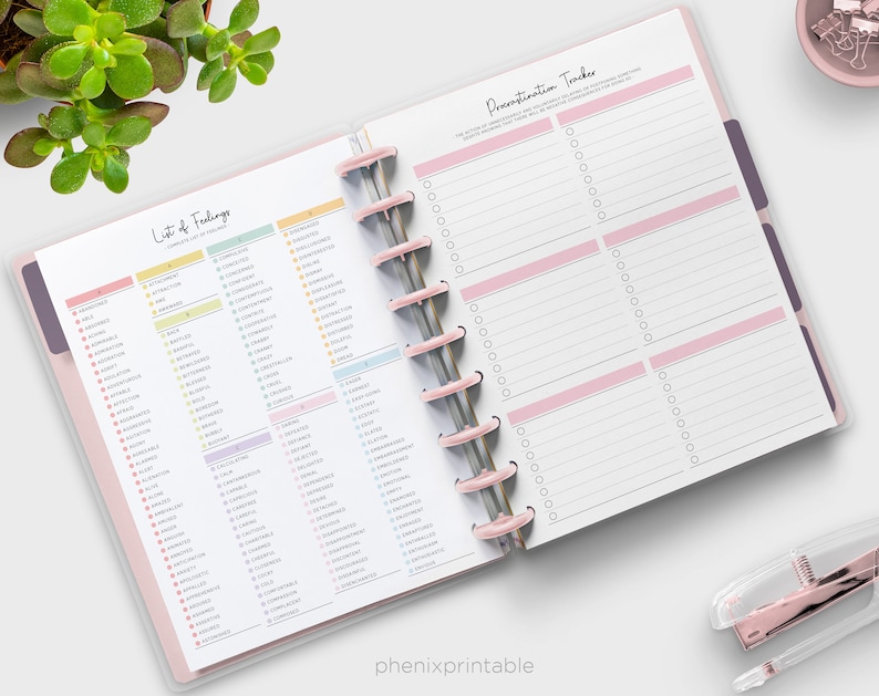 Anxiety & Wellness Journal, Mental Health Planner (PDF Printable) image 3