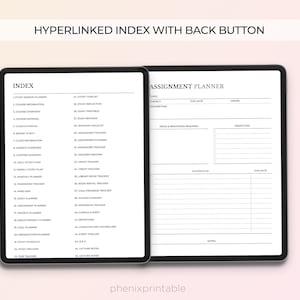 Printable Student Planner Bundle, Academic & College Planner (PDF) image 2