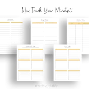 Anxiety & Wellness Journal, Mental Health Planner (PDF Printable) image 5