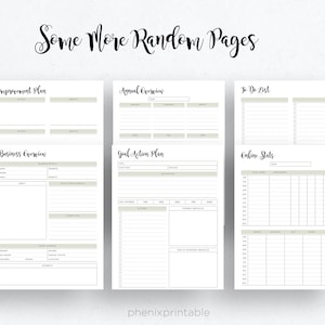 Kalender-Bundle: Klassisch & Glücklich, A5, A4 (PDF zum ausdrucken) Bild 5