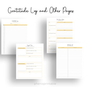Anxiety & Wellness Journal, Mental Health Planner (PDF Printable) image 10