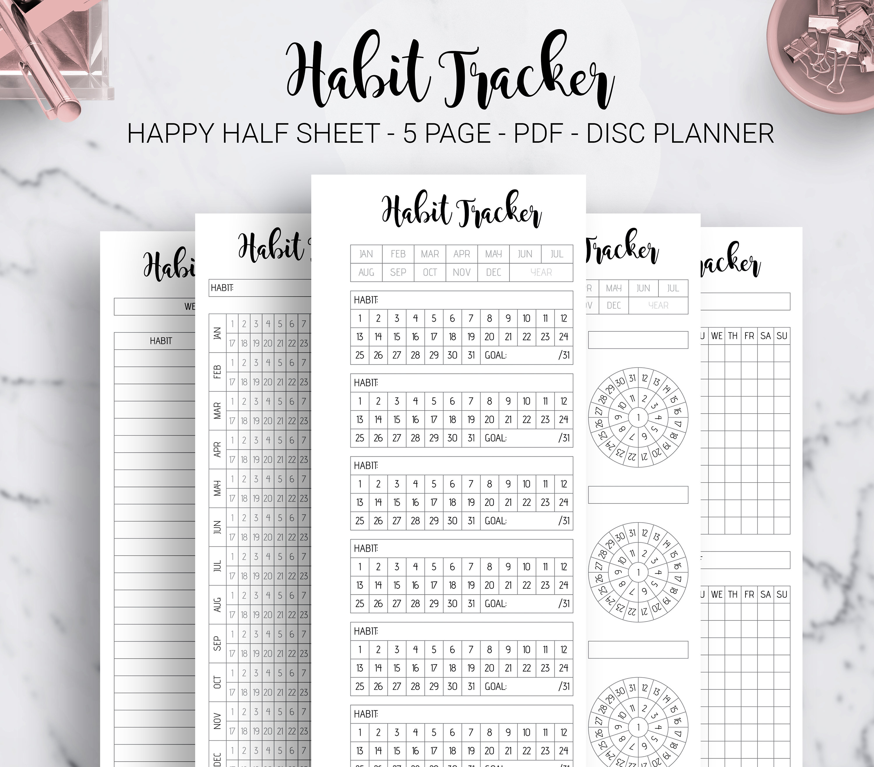 Sleep Tracker Health Tracker Sleep Planner Sleep Log Bullet Journal Skinny  Classic Half Sheet Happy Planner Mambi PDF Printable Inserts 