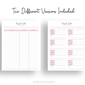 Password Tracker Log Password Organizer Password List Keeper Mambi ...