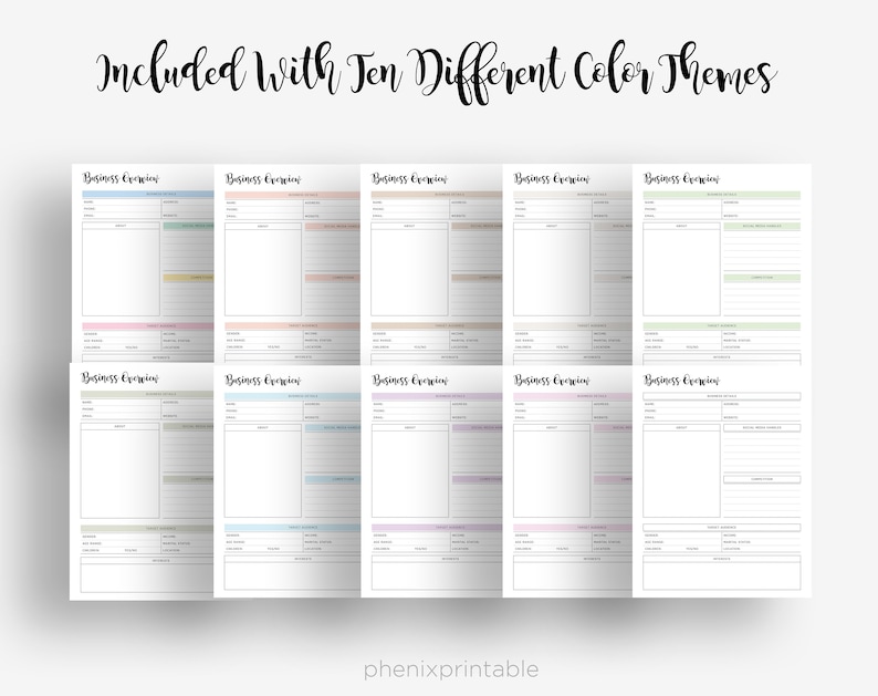 Kalender-Bundle: Klassisch & Glücklich, A5, A4 (PDF zum ausdrucken) Bild 7