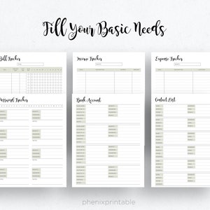 Kalender-Bundle: Klassisch & Glücklich, A5, A4 (PDF zum ausdrucken) Bild 6