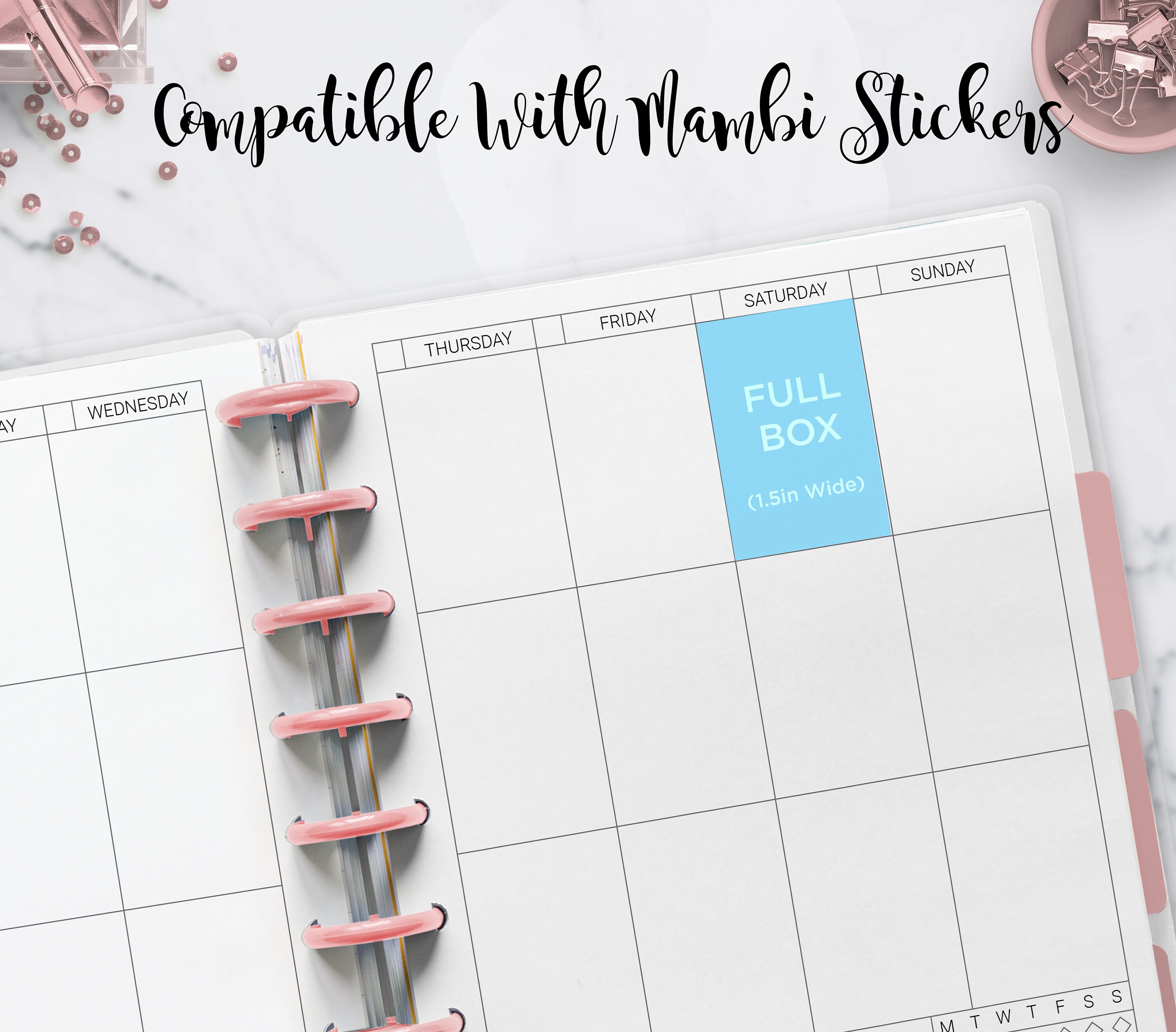 Vertical Weekly Planner: Undated, Classic Happy Planner (PDF Printable ...