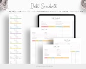 Debt Snowball Tracker, Money Management Inserts (PDF Printable)