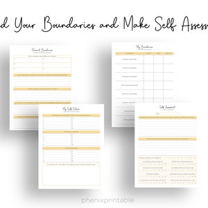 Anxiety & Wellness Journal, Mental Health Planner (PDF Printable) image 8