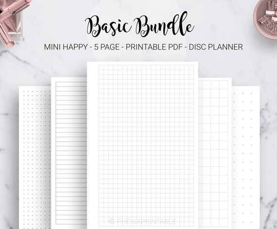 dot grid paper lined paper graph paper notebook journal dotted etsy