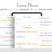 Finance Planner Financial Budget Planner Expense Bill Tracker Digital Goodnotes iPad Planner A5 A4 Letter Half Size PDF Printable Inserts