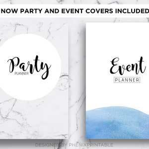Planificador de fiestas y eventos, presupuesto, menú, lista de tareas (PDF editable) imagen 2
