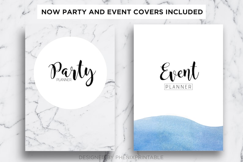 Planificador de fiestas y eventos, presupuesto, menú, lista de tareas (PDF editable) imagen 2