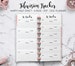 TV Tracker TV Series Show Log Episode Netflix Prime Tracker Skinny Classic Discbound Half Sheet Happy Planner Mambi PDF Printable Inserts 