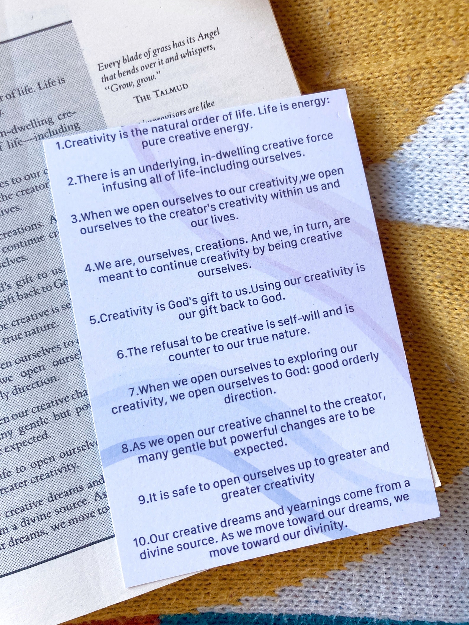 The Artist Way Basic Principles Printable Manifestationcreative