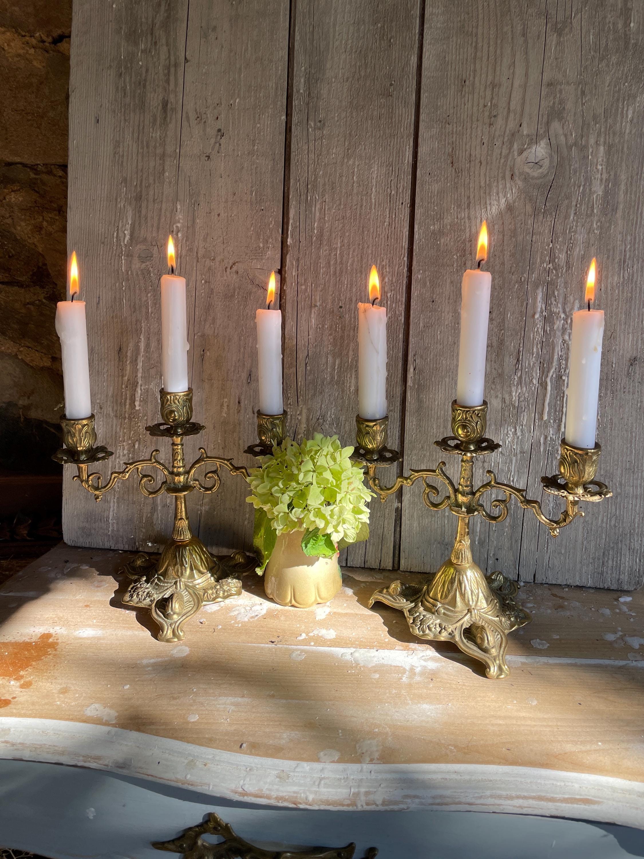 Antique Candle Holder - Etsy Canada