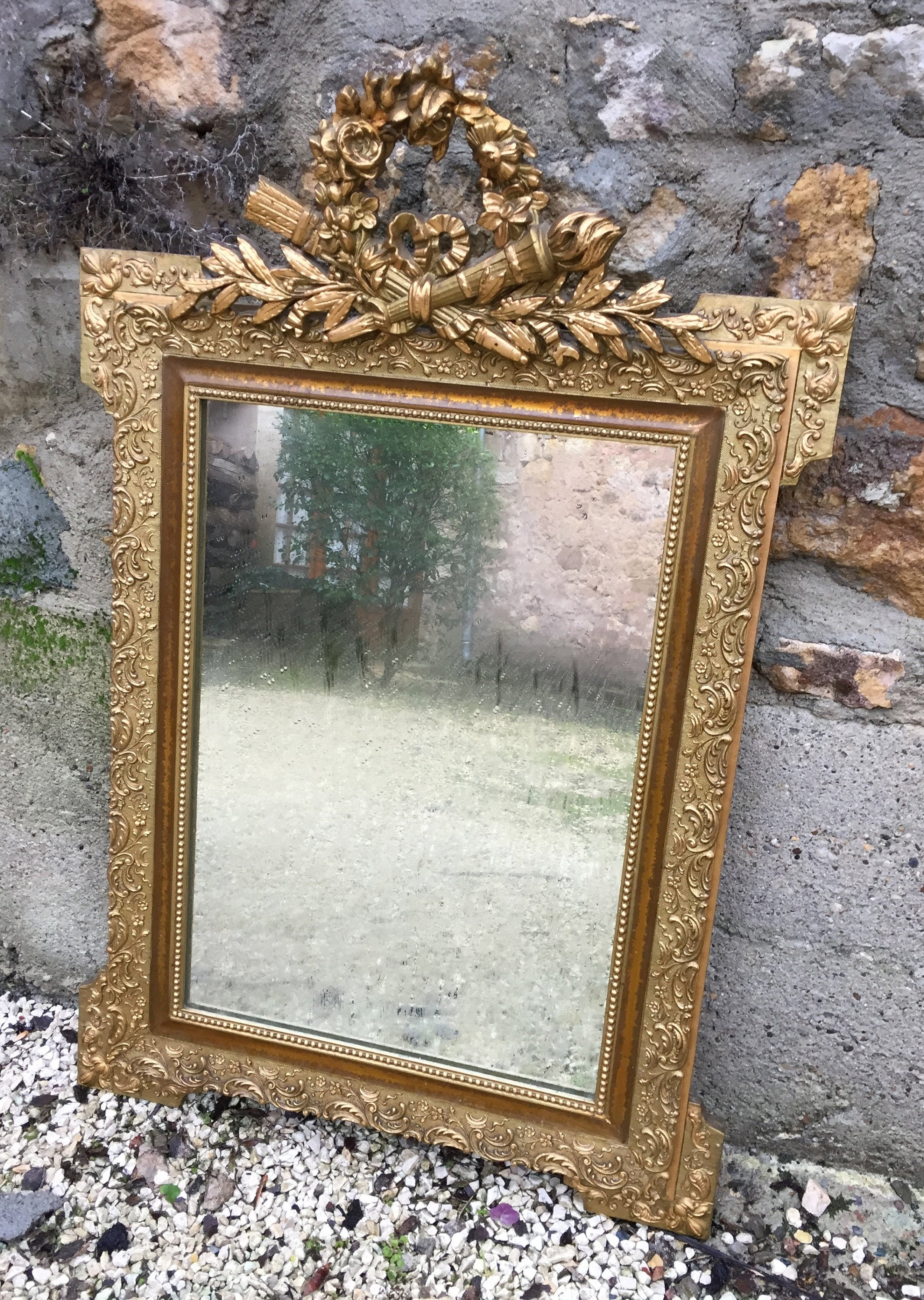Antique French Gold/Gilt Mirror