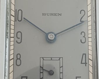 Vintage Buren Grand Prix Gold tone mens watch sivyers59 - Etsy 日本