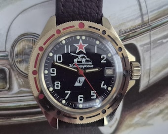 Reloj militar clásico vintage NOS VOSTOK/BOCTOK del PCCh