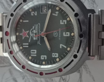 NOS VOSTOK/BOCTOK, klassiek vintage militair cccp-horloge, zakaz mo