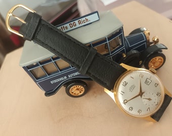 Raro orologio da polso meccanico classico vintage degli anni '60 PRIM, Cecoslovacchia, orologio da uomo CSSR