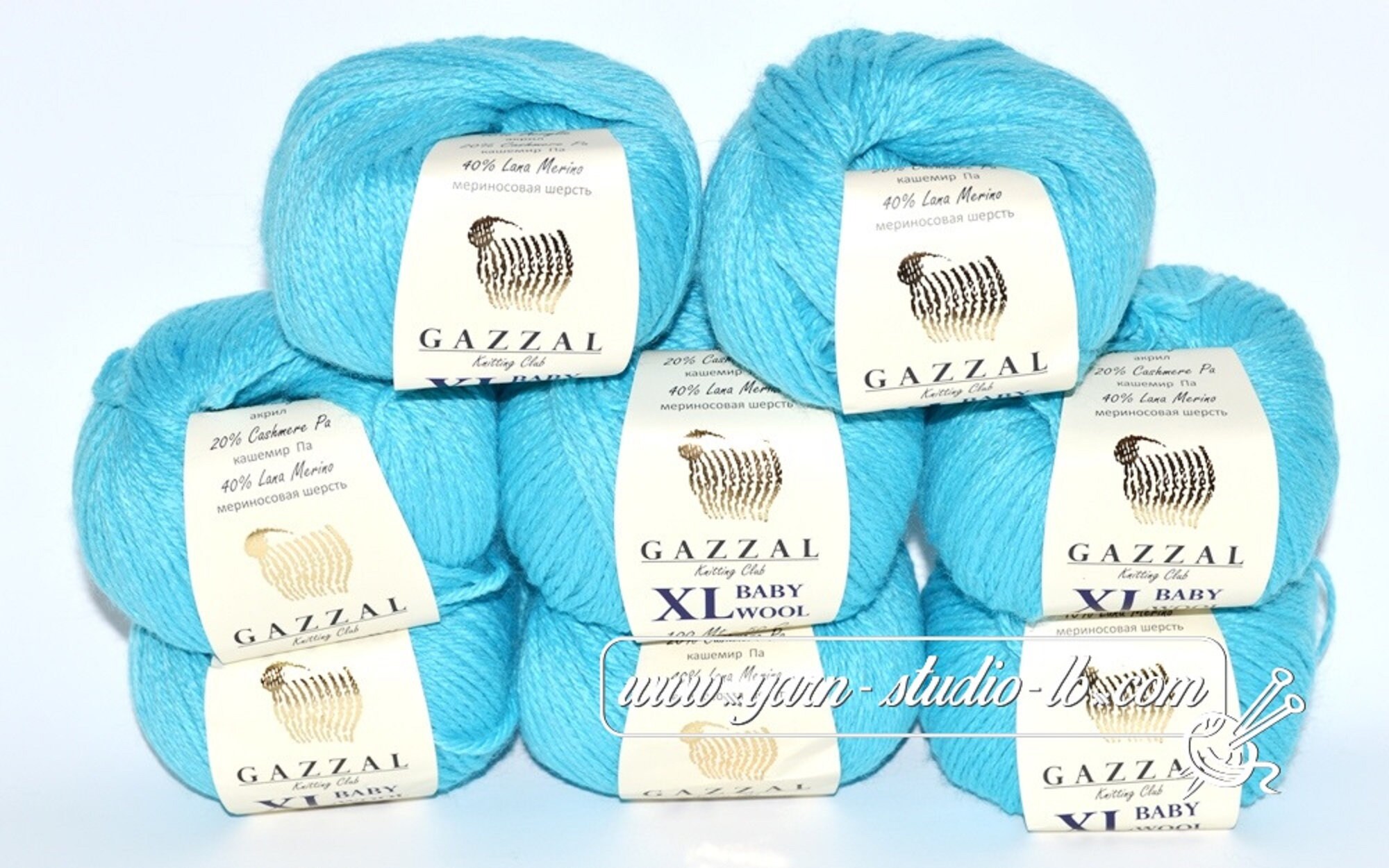 8 Skeins Gazzal Baby wool XL Tejido Yarn Cashmere Merino Pa Etsy