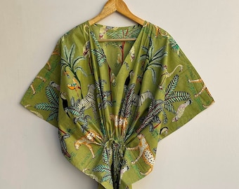 Women Long Cotton Kaftan, Gift For Her , Light Weight Mexi Cotton Kaftan , Boho Kaftan Kimono , Kaftan Kimono Mexi Dress
