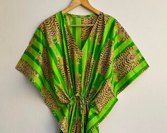 Cotton Kaftan , kaftan , Indian Long Kaftan , Night Wear Mexi Drees Kaftan ,Gift For Her, Boho Kimono , Kaftan