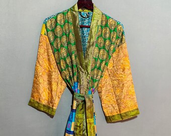 Floral Silk Robe, Kimono Women, Kimono Dress, Kimono Pattern, Kimono For Her, Kimono Silk Robe, Gift For Her, Women Wear Dress, Silk Robe