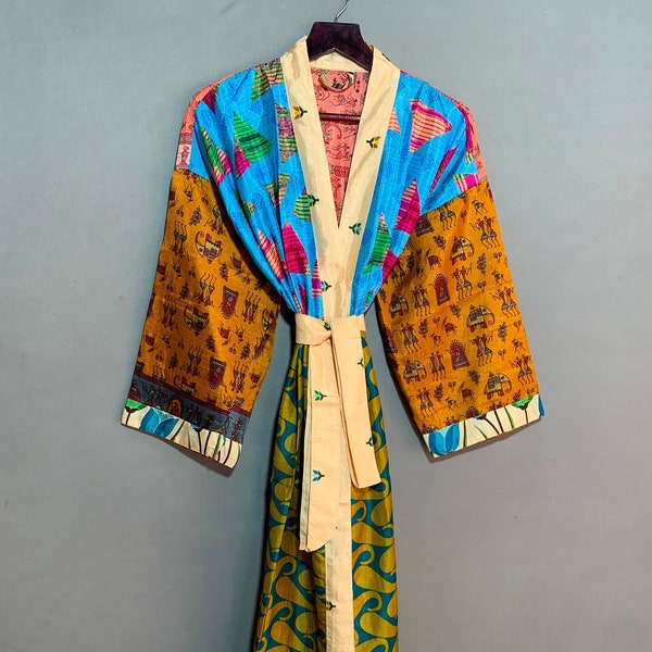 Silk Kimono Jacket, Kimono Robe, SIlk Kimono Robe Women, Silk Kimono Dressing Gown SIlk Kimono Robe, Silk Kimono Robe Long, Kimono Dress