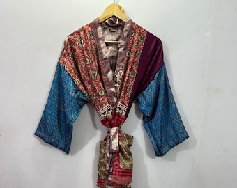 Kimono Robe , Robe For Women , Indian Short Kimono , Light Weight kimono Robe, Boho Kimono , Gift For Her, Gift For Women